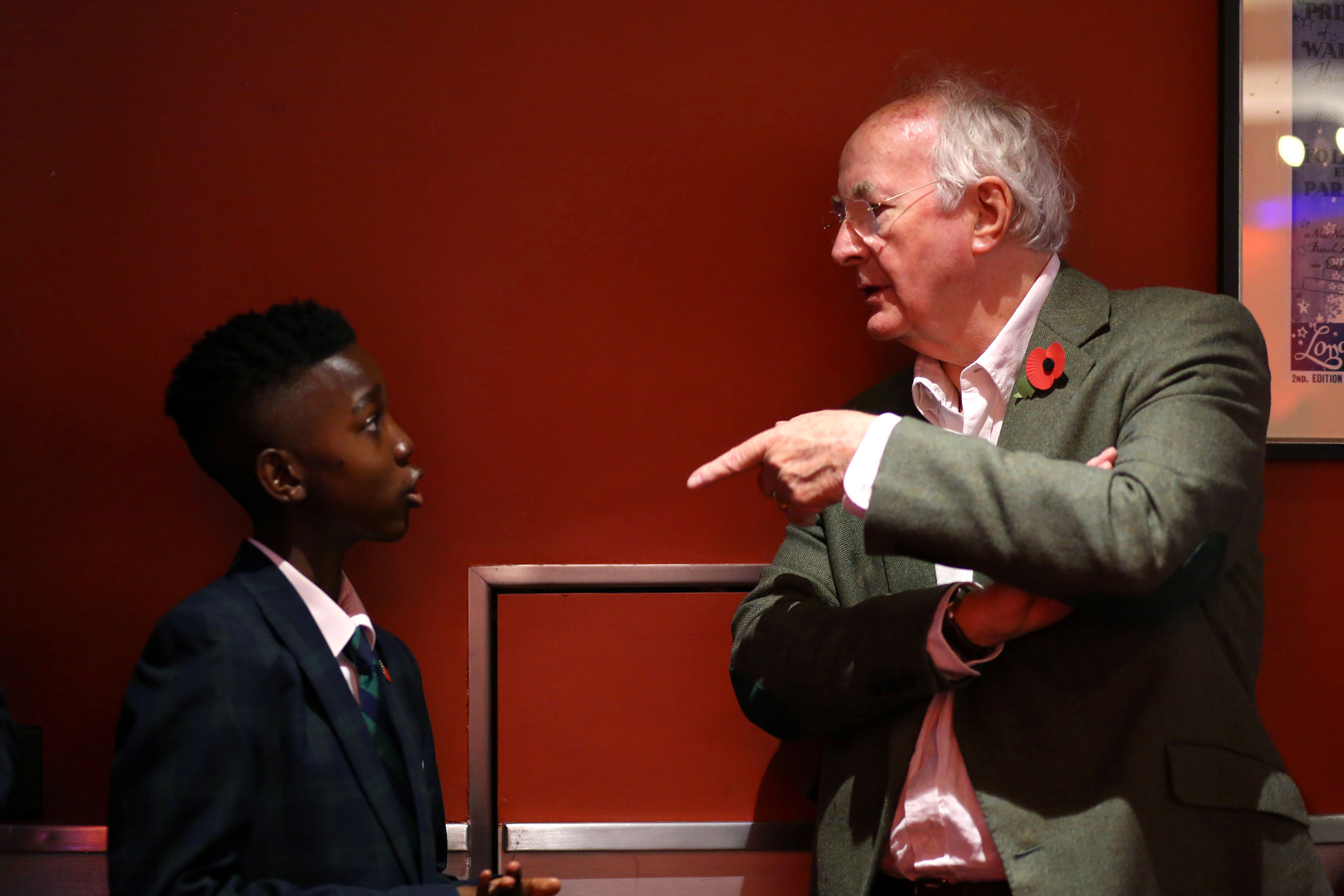 Philip Pullman and Amanda Craig