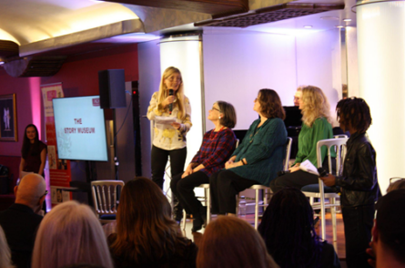 The Outstanding Achievement Award being presented to The Story Museum, Oxford by author of How to Train your Dragon and former Children’s Laureate Cressida Cowell MBE